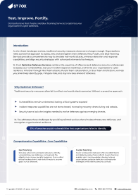 Optimise Defenses Daatsheet
